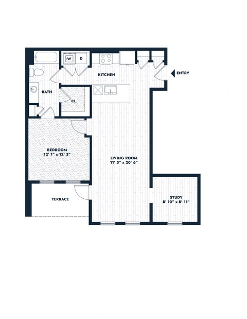 a floor plan of a house with a garage and a loft